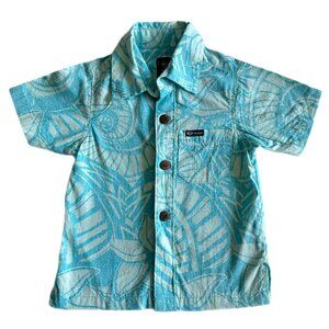 Tanoa Boys Button Down Shirt Size 2 Light Blue